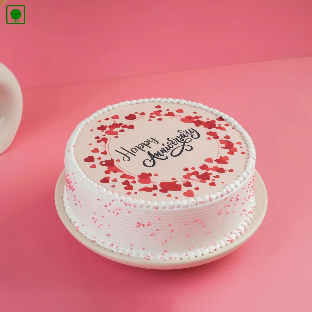 Happy Anniversary Love Poster Cake