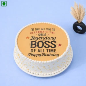 Legendary Boss Birthday Cake