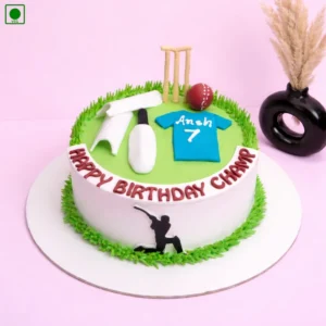 Kids Cricket Celebration Cake